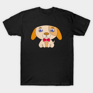 Puppy with bow tie T-Shirt